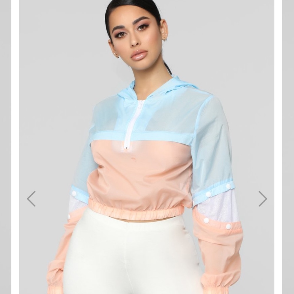 Fashion nova colorblock jacket